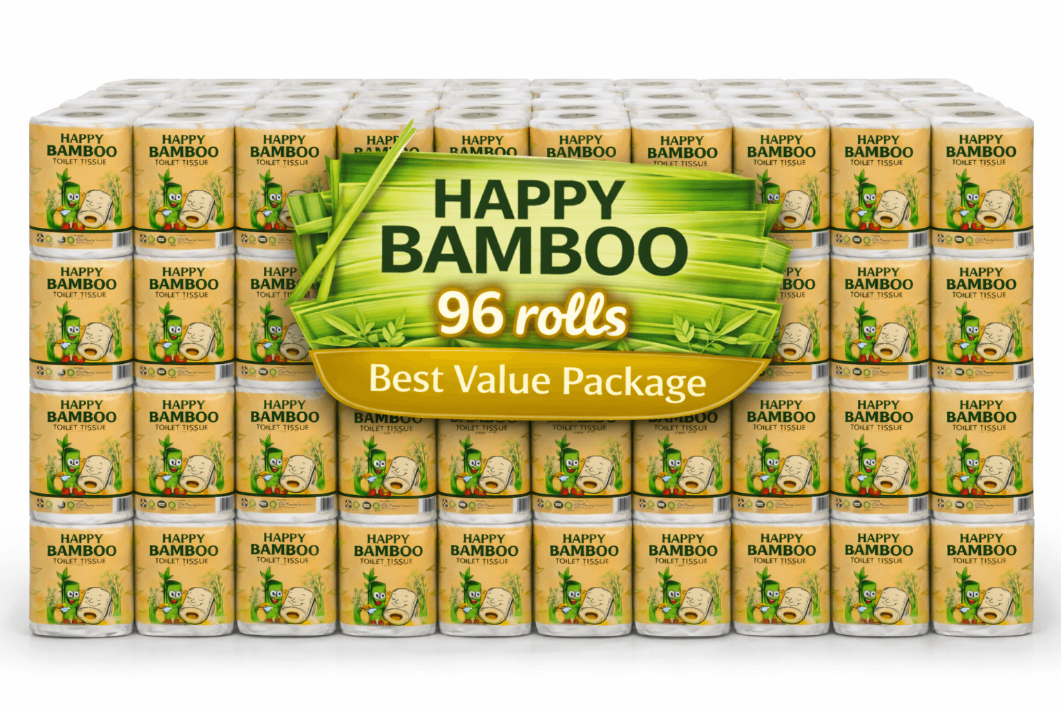 Happy Bamboo Best Value Pack (24 packs)